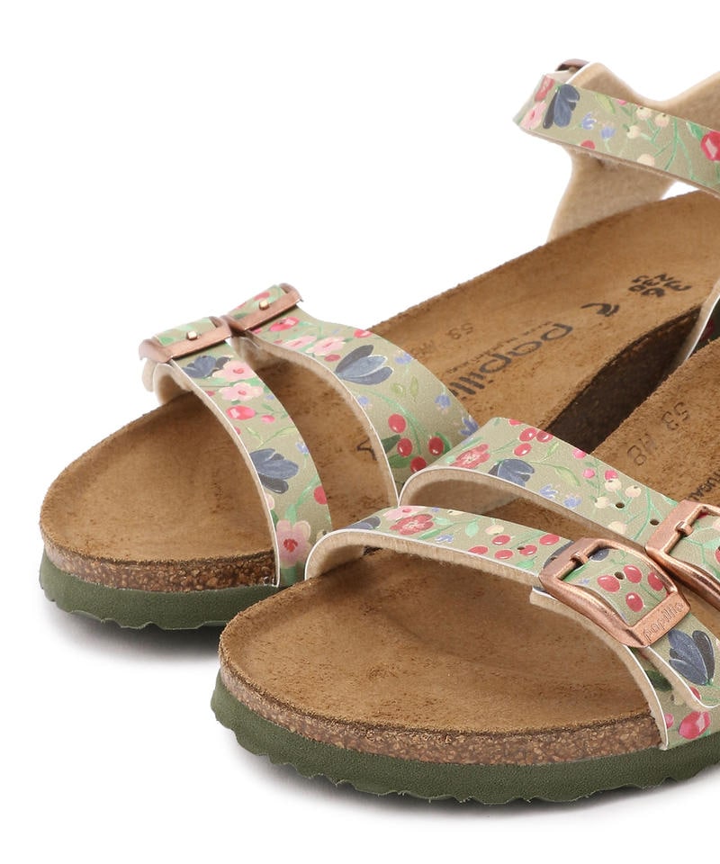 【OUTLET】【パピリオ】ラナ/メドゥフラワーズカーキ ビルコフロー/サンダル レディース詳細画像5