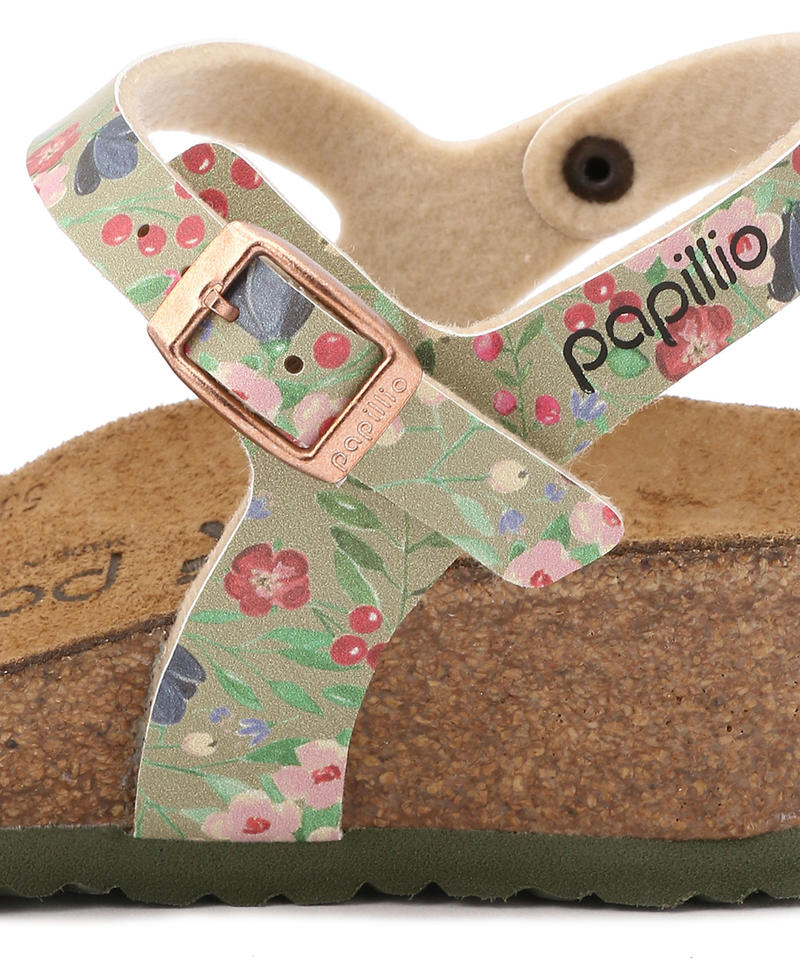 【OUTLET】【パピリオ】ラナ/メドゥフラワーズカーキ ビルコフロー/サンダル レディース詳細画像7