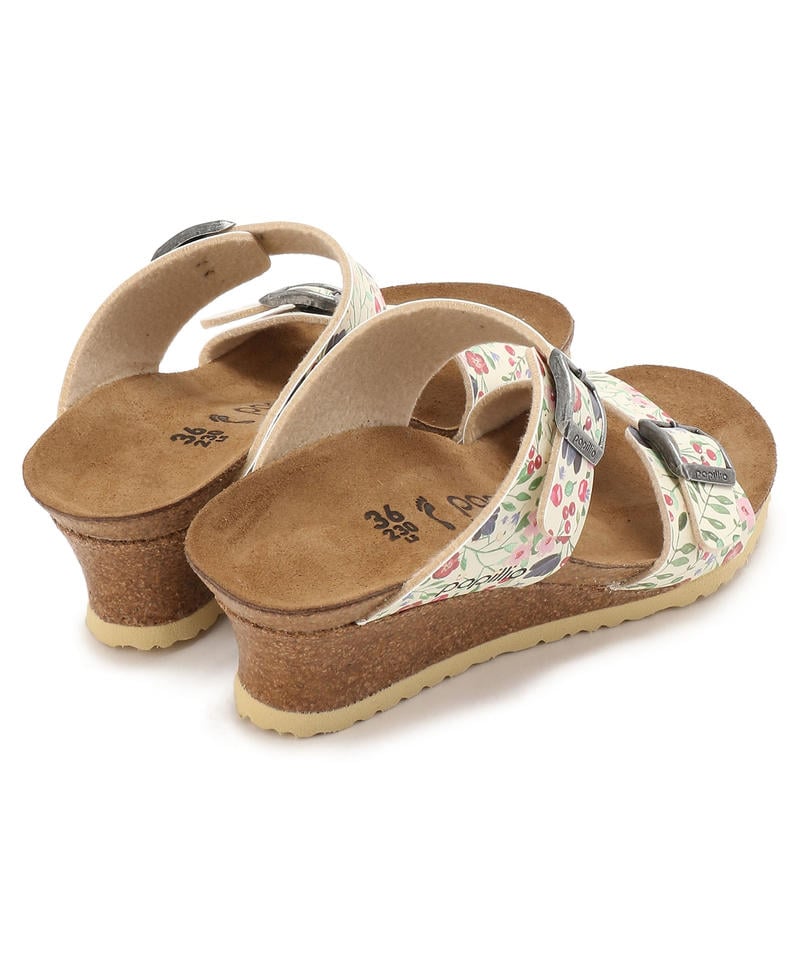 【OUTLET】【パピリオ】ドロシー/メドゥフラワーズベージュ ビルコフロー/サンダル レディース詳細画像4