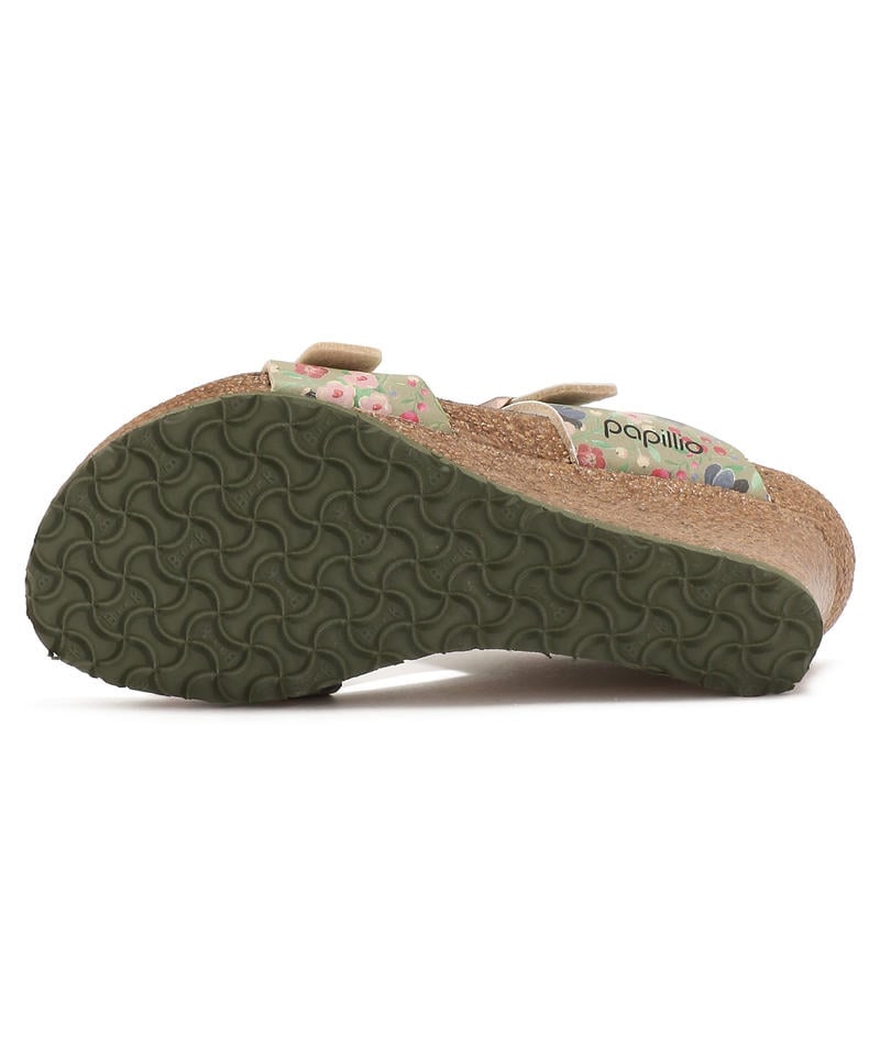 【OUTLET】【パピリオ】ドロシー/メドゥフラワーズカーキ ビルコフロー/サンダル レディース詳細画像3