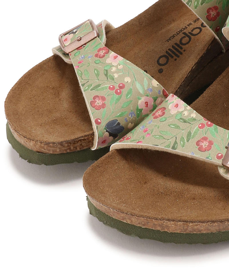 【OUTLET】【パピリオ】ドロシー/メドゥフラワーズカーキ ビルコフロー/サンダル レディース詳細画像5