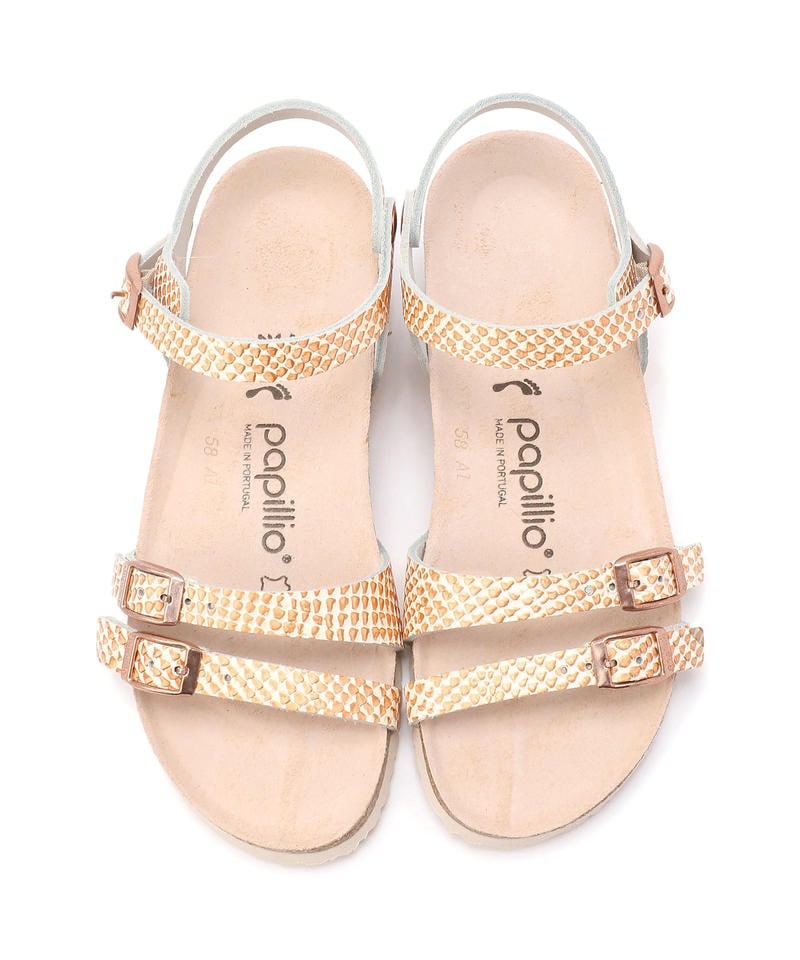 【OUTLET】【パピリオ】ラナ/マーメイドクリーム ナチュラルレザー/サンダル レディース詳細画像1