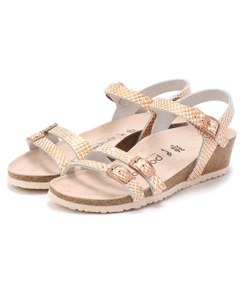 【OUTLET】【パピリオ】ラナ/マーメイドクリーム ナチュラルレザー/サンダル レディース