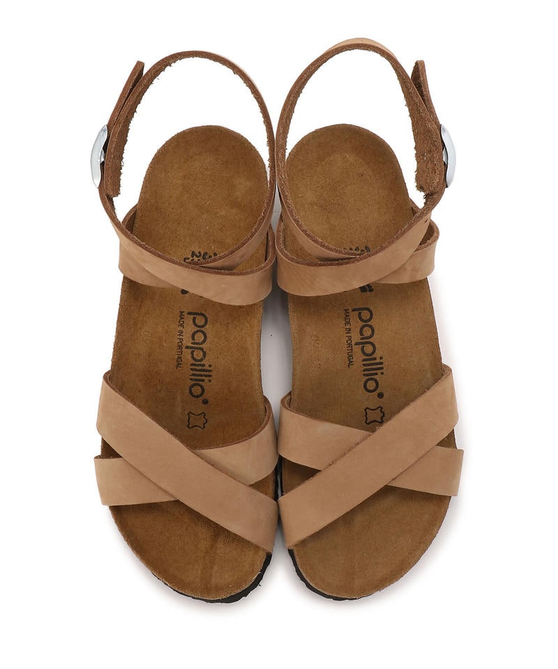 【OUTLET】【パピリオ】ローラ/サンド ヌバックレザー/サンダル レディース/LOLA詳細画像1