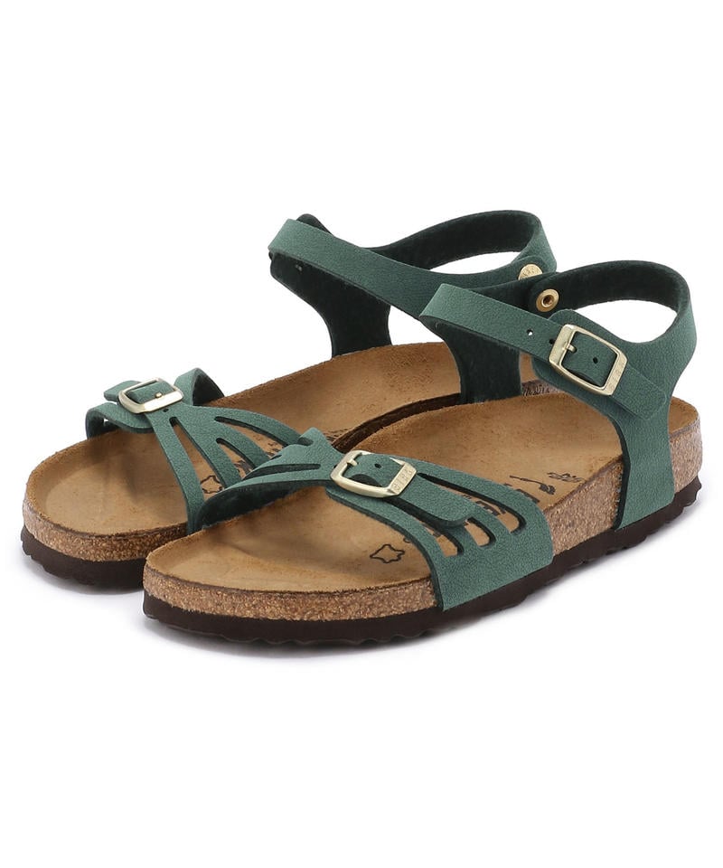 【OUTLET】【ビルケンシュトック】バリ/ディープフォレスト ビルコフロー ヌバック/サンダル レディース