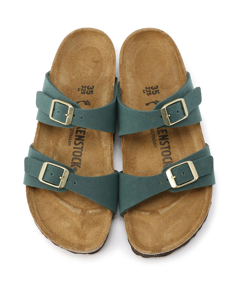 【OUTLET】【ビルケンシュトック】シドニー/ディープフォレスト ビルコフロー ヌバック/サンダル レディース詳細画像1