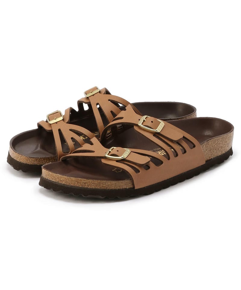 【OUTLET】【ビルケンシュトック】グラナダ ハーフエクスクィジット/ライトブラウン ビルコフロー/サンダル