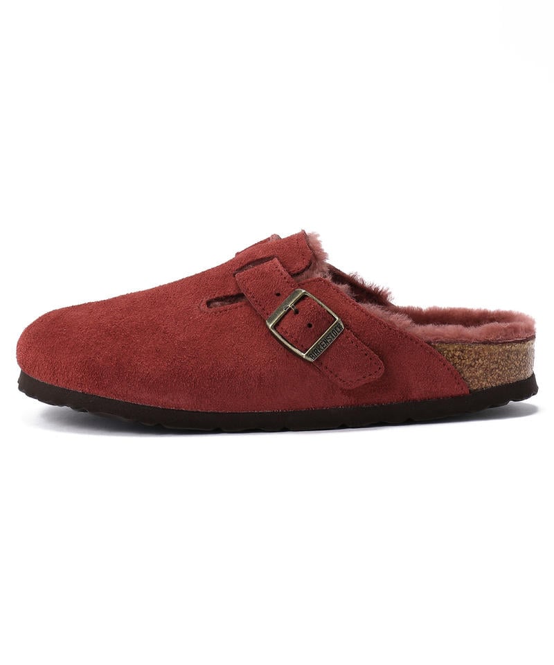【OUTLET】【ビルケンシュトック】ボストン/アンティークポート スエードレザー ファー/クロッグ レディース詳細画像2