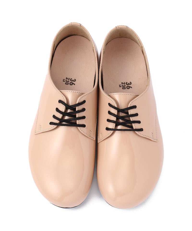 【OUTLET】【ビルケンシュトック】ソーンダース/パテントグレーベージュ ナチュラルレザー/シューズ レディース詳細画像1