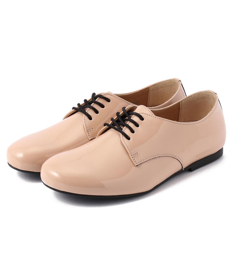 【OUTLET】【ビルケンシュトック】ソーンダース/パテントグレーベージュ ナチュラルレザー/シューズ レディース