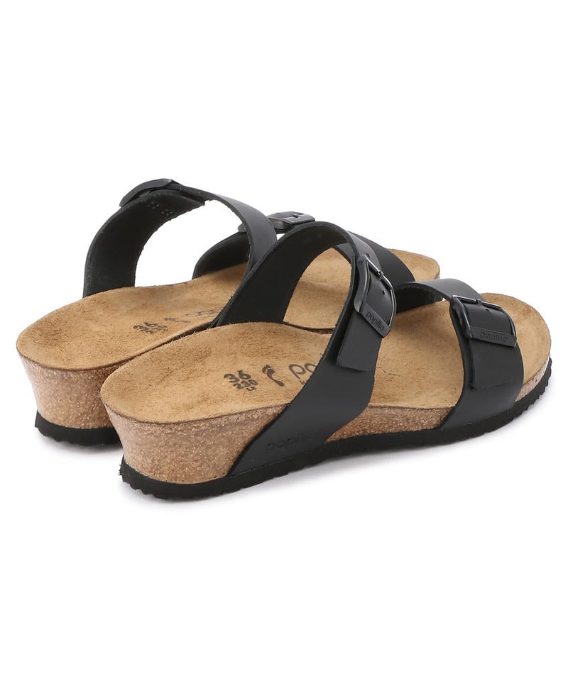 【OUTLET】【パピリオ】テッサ/ブラック ナチュラルレザー/サンダル レディース/TESSA詳細画像4