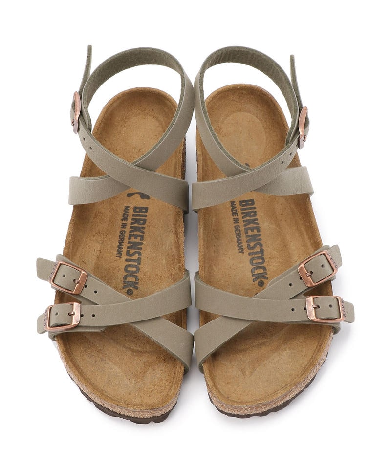 【OUTLET】【ビルケンシュトック】ブランカ/ストーン ビルコフロー ヌバック/サンダル レディース詳細画像1