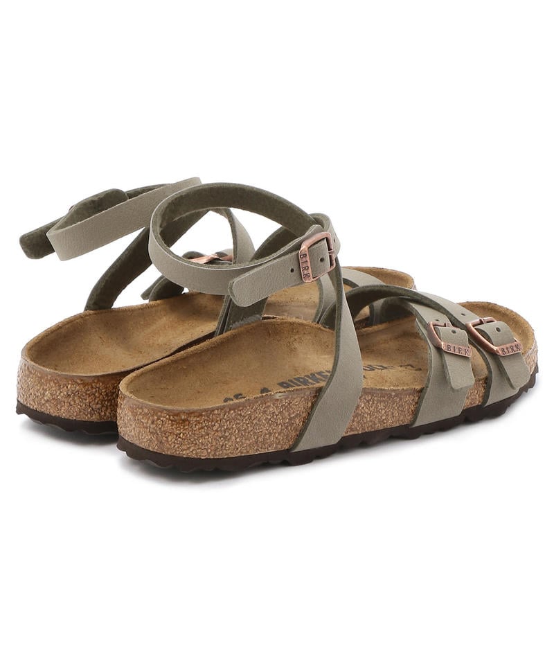 【OUTLET】【ビルケンシュトック】ブランカ/ストーン ビルコフロー ヌバック/サンダル レディース詳細画像4