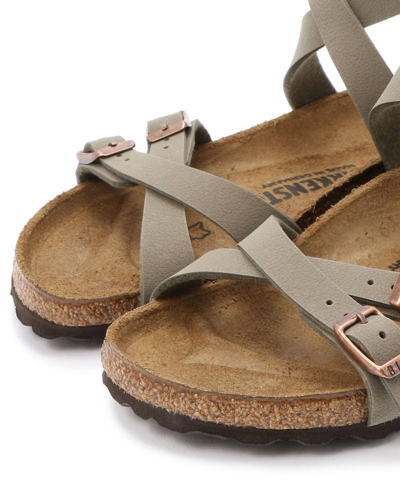 【OUTLET】【ビルケンシュトック】ブランカ/ストーン ビルコフロー ヌバック/サンダル レディース詳細画像5
