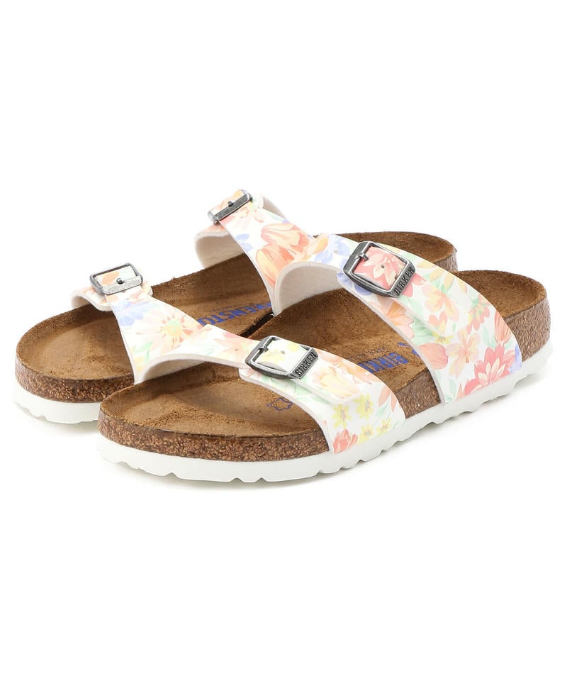 【OUTLET】【ビルケンシュトック】シドニー ソフトフットベッド/スーパーナチュラルフラワーホワイト ビルコフロー