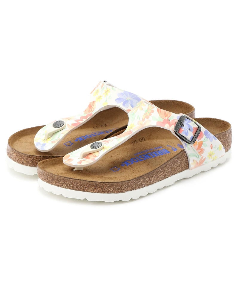 【OUTLET】【ビルケンシュトック】ギゼ ソフトフットベッド/スーパーナチュラルフラワーホワイト ビルコフロー