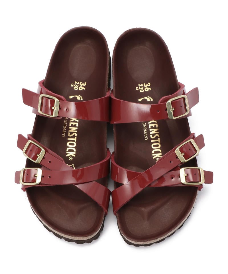 【OUTLET】【ビルケンシュトック】フランカ ハーフエクスクィジット/パテントボルドー ビルコフロー/サンダル詳細画像1