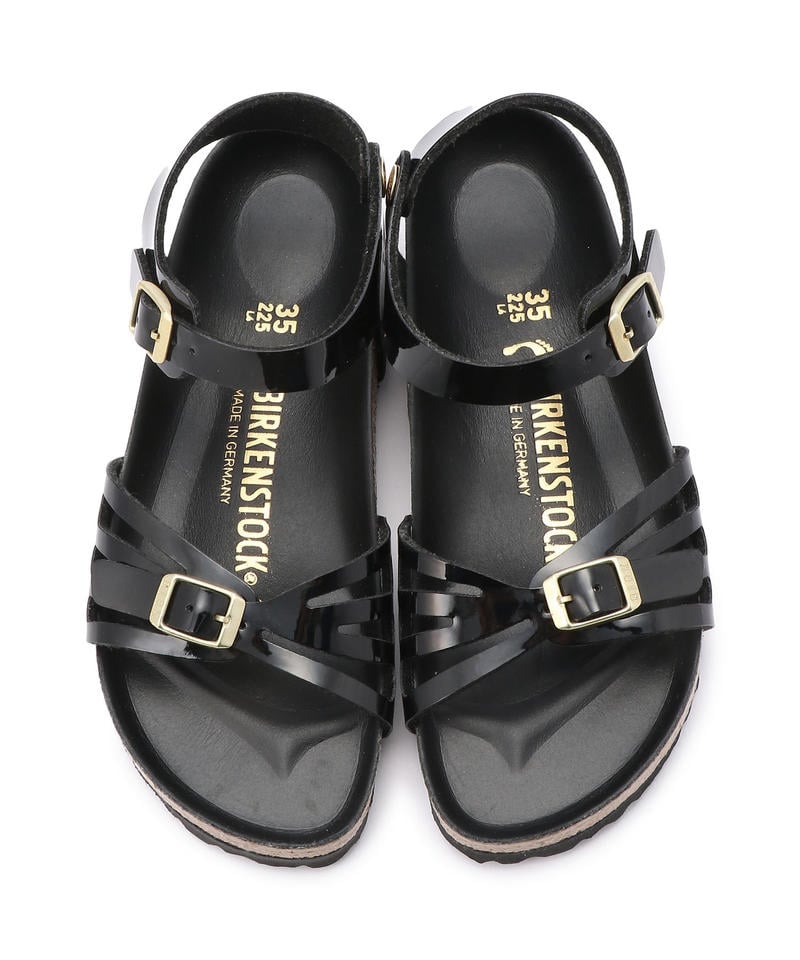 【OUTLET】【ビルケンシュトック】バリ ハーフエクスクィジット/パテントブラック ビルコフロー/サンダル詳細画像1