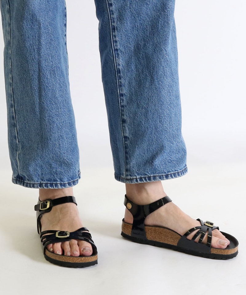 【OUTLET】【ビルケンシュトック】バリ ハーフエクスクィジット/パテントブラック ビルコフロー/サンダル