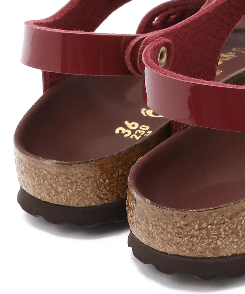 【OUTLET】【ビルケンシュトック】バリ ハーフエクスクィジット/パテントボルドー ビルコフロー/サンダル詳細画像6