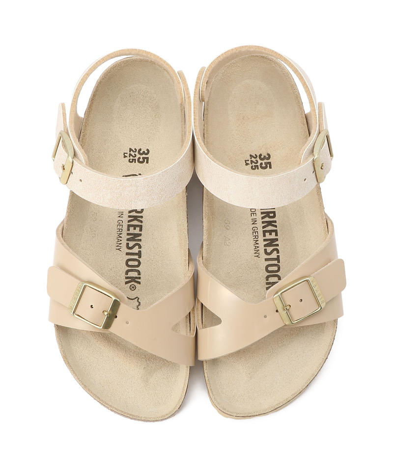 【OUTLET】【ビルケンシュトック】リオ/パテントクリーム サンド ビルコフロー/サンダル レディース/RIO詳細画像1