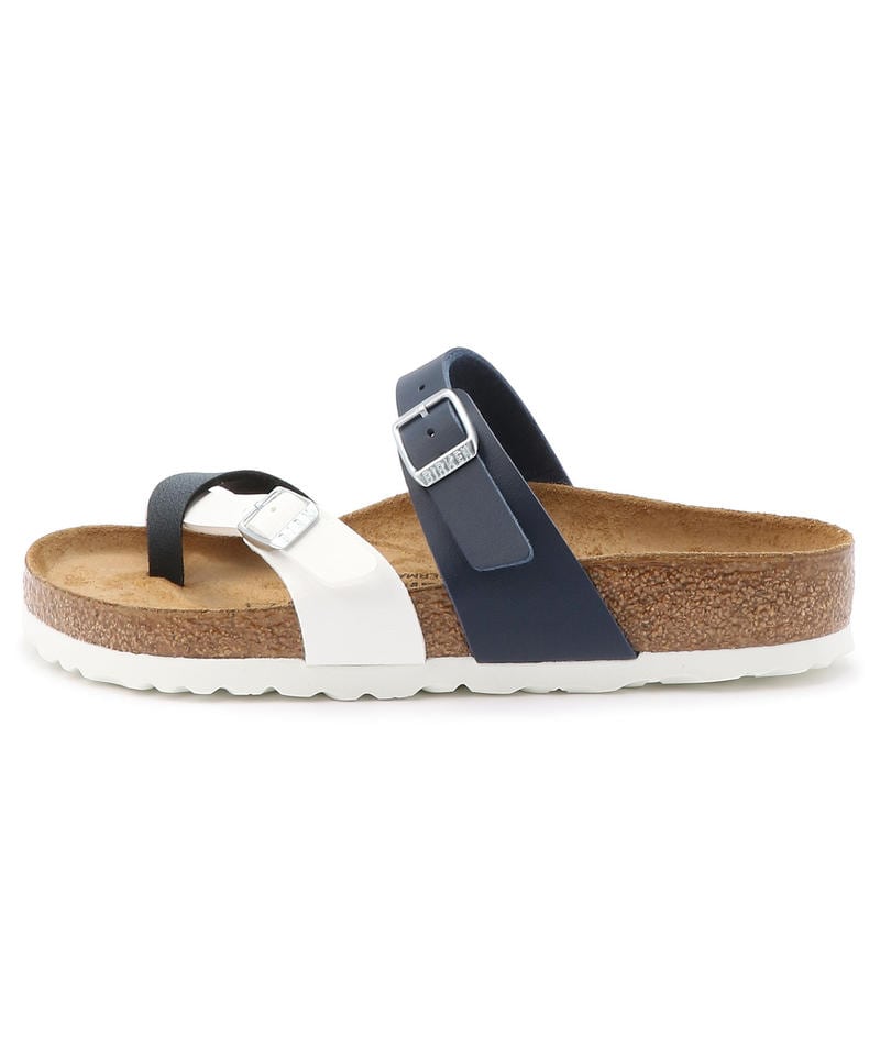 【OUTLET】【ビルケンシュトック】マヤリ/ブルー ホワイト バサルト ビルコフロー ヌバック/サンダル詳細画像2