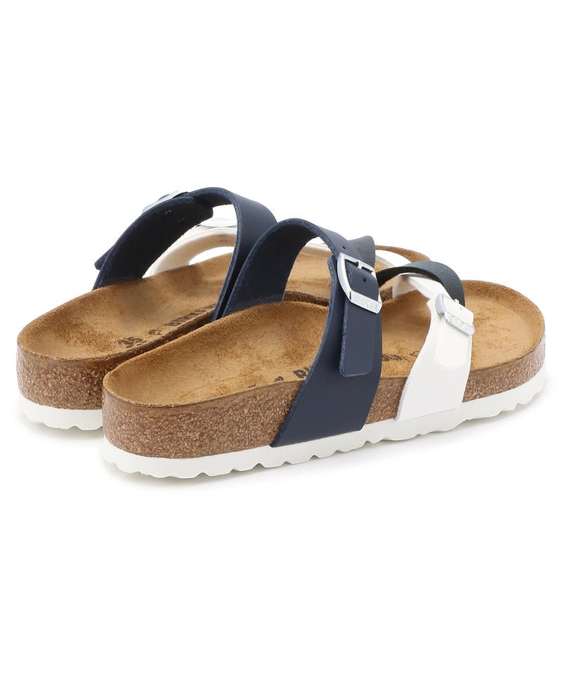 【OUTLET】【ビルケンシュトック】マヤリ/ブルー ホワイト バサルト ビルコフロー ヌバック/サンダル詳細画像4