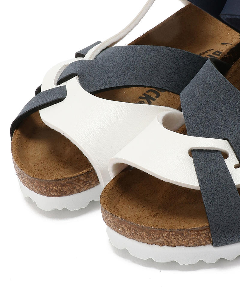 【OUTLET】【ビルケンシュトック】ピサ/ブルー ホワイト バサルト ビルコフロー ヌバック/サンダル詳細画像5