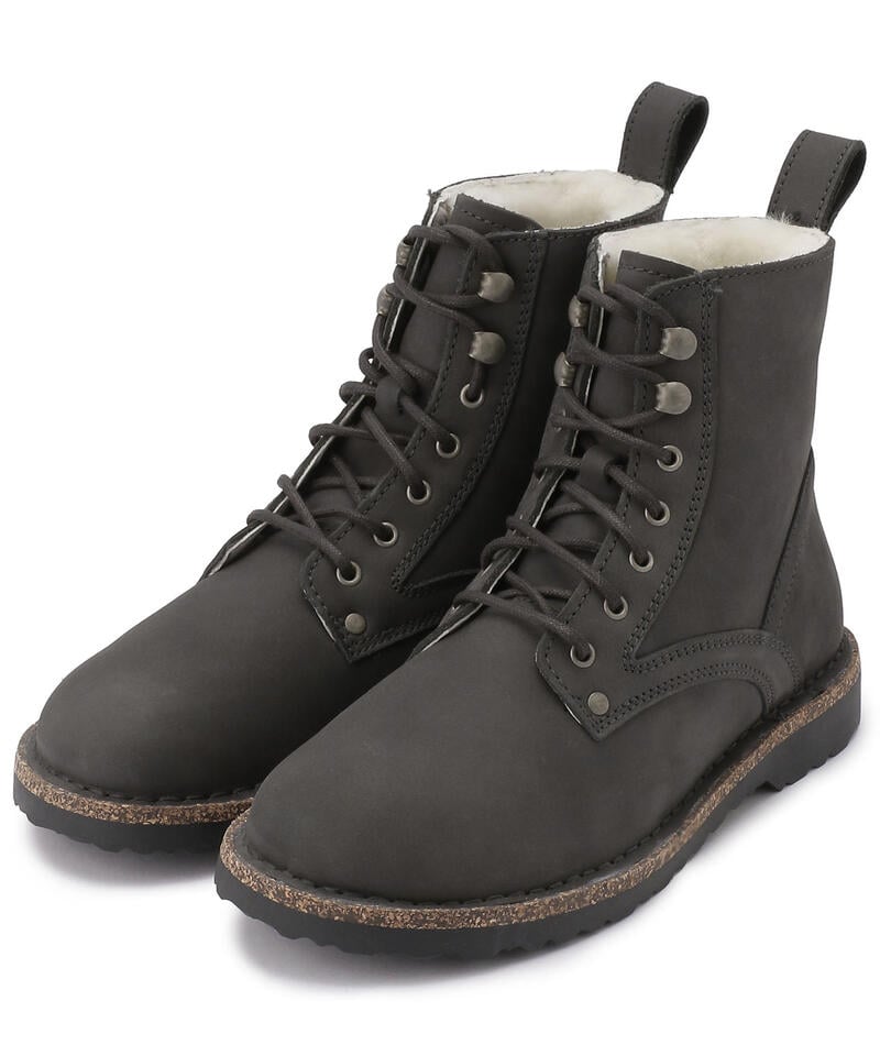 【OUTLET】【ビルケンシュトック】ブライソン シアリング/グラファイト ヌバックレザー/ブーツ レディース