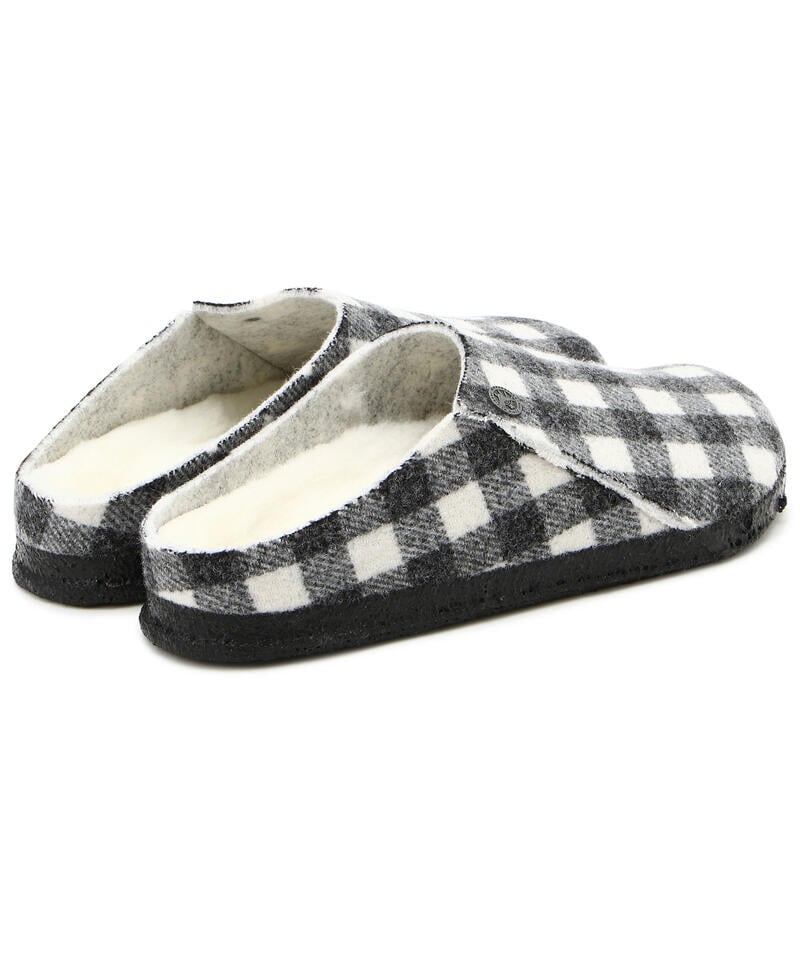 【OUTLET】【ビルケンシュトック】ツェルマット シアリング/プレイドホワイト フェルト/ルームシューズ メンズ詳細画像4