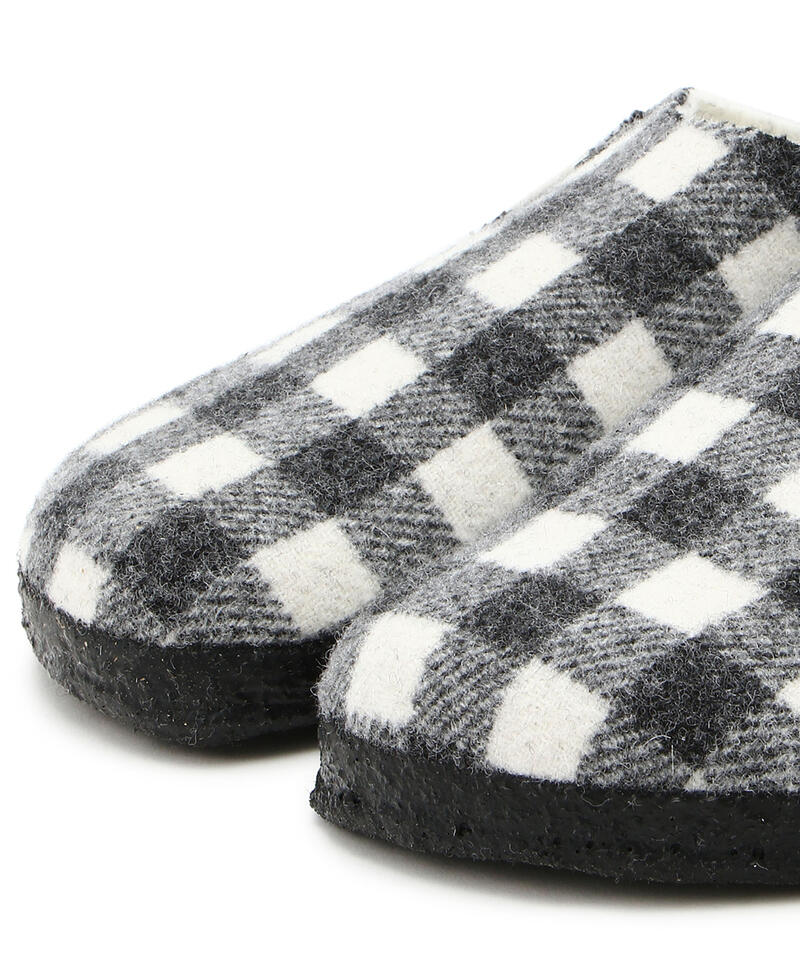 【OUTLET】【ビルケンシュトック】ツェルマット シアリング/プレイドホワイト フェルト/ルームシューズ メンズ詳細画像5