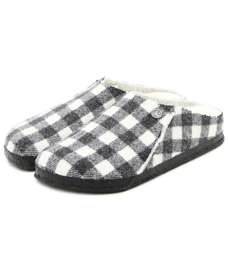 【OUTLET】【ビルケンシュトック】ツェルマット シアリング/プレイドホワイト フェルト/ルームシューズ メンズ