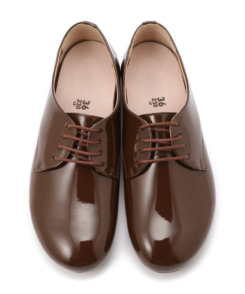 【OUTLET】【ビルケンシュトック】ソーンダース/パテントチョコレート ナチュラルレザー /シューズ レディース/SAUNDERS詳細画像1