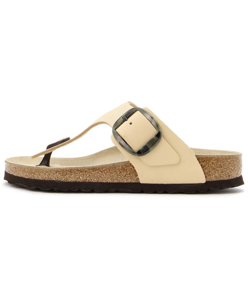 【OUTLET】【ビルケンシュトック】ギゼ ビッグバックル/アーモンド ヌバック/サンダル レディース詳細画像2