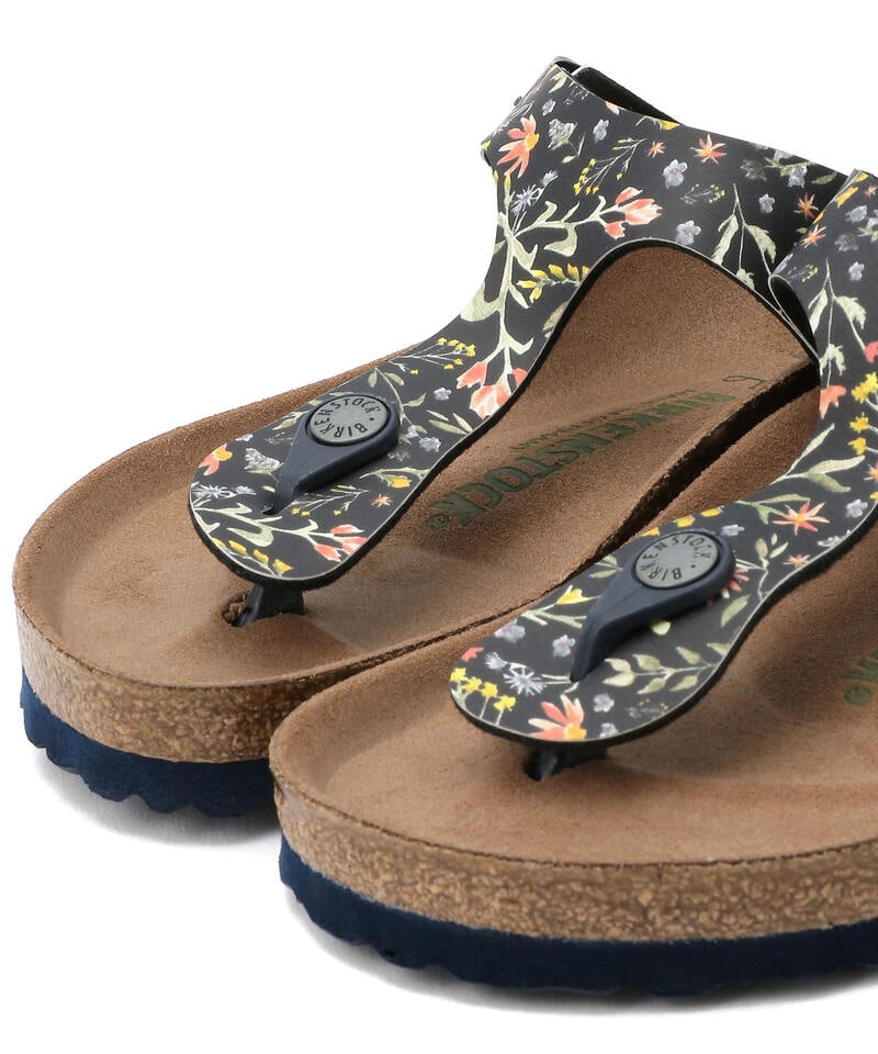 【OUTLET】【ビルケンシュトック】ギゼ ヴィーガン/ウォーターフラワー ネイビー ビルコフロー/サンダル詳細画像5