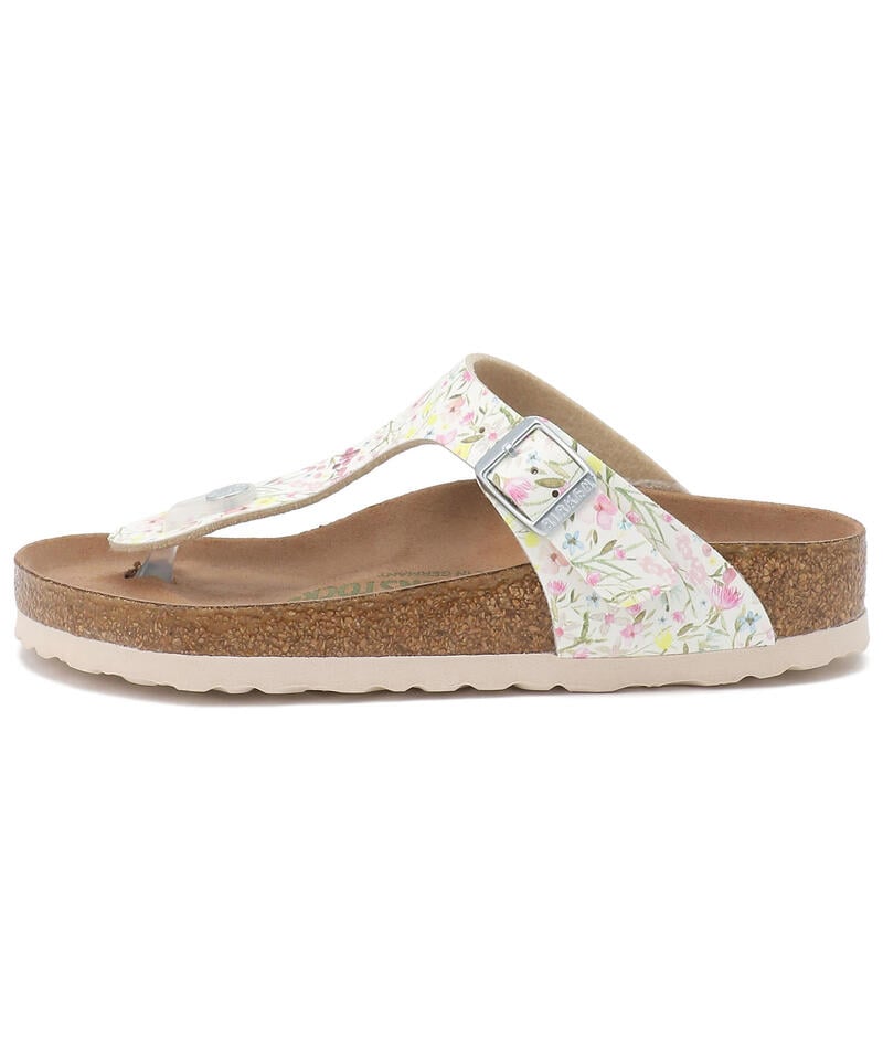 【OUTLET】【ビルケンシュトック】ギゼ ヴィーガン/ウォーターフラワー ホワイト ビルコフロー/サンダル詳細画像2