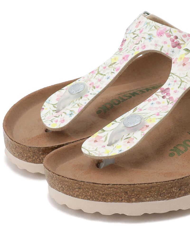 【OUTLET】【ビルケンシュトック】ギゼ ヴィーガン/ウォーターフラワー ホワイト ビルコフロー/サンダル詳細画像5