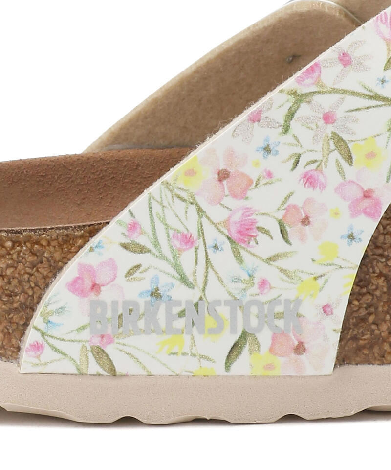 【OUTLET】【ビルケンシュトック】ギゼ ヴィーガン/ウォーターフラワー ホワイト ビルコフロー/サンダル詳細画像7