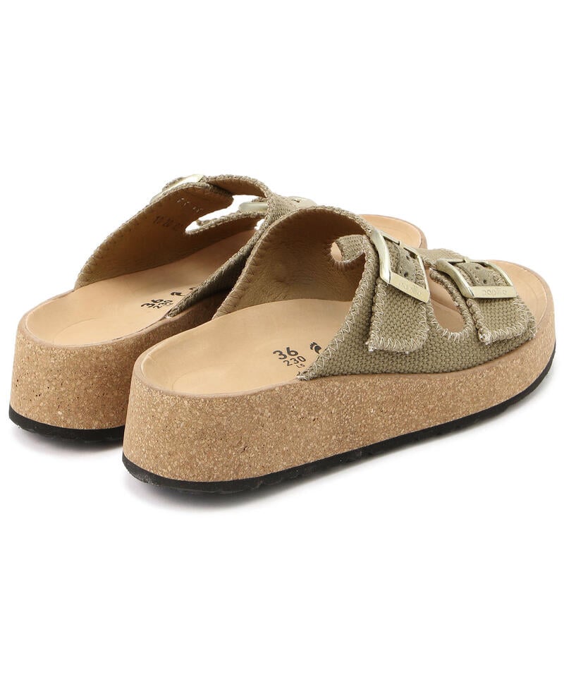 【OUTLET】【パピリオ】ガブリエラ/フェイディドカーキ テキスタイル/サンダル レディース詳細画像4