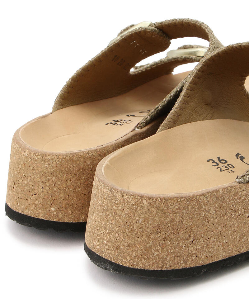 【OUTLET】【パピリオ】ガブリエラ/フェイディドカーキ テキスタイル/サンダル レディース詳細画像6