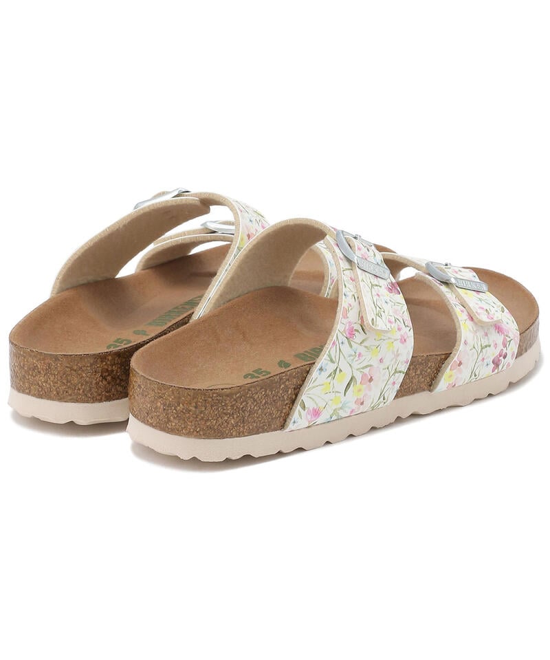 【OUTLET】【ビルケンシュトック】シドニー ヴィーガン/ウォーターカラーフラワーホワイト ビルコフロー/サンダル詳細画像4