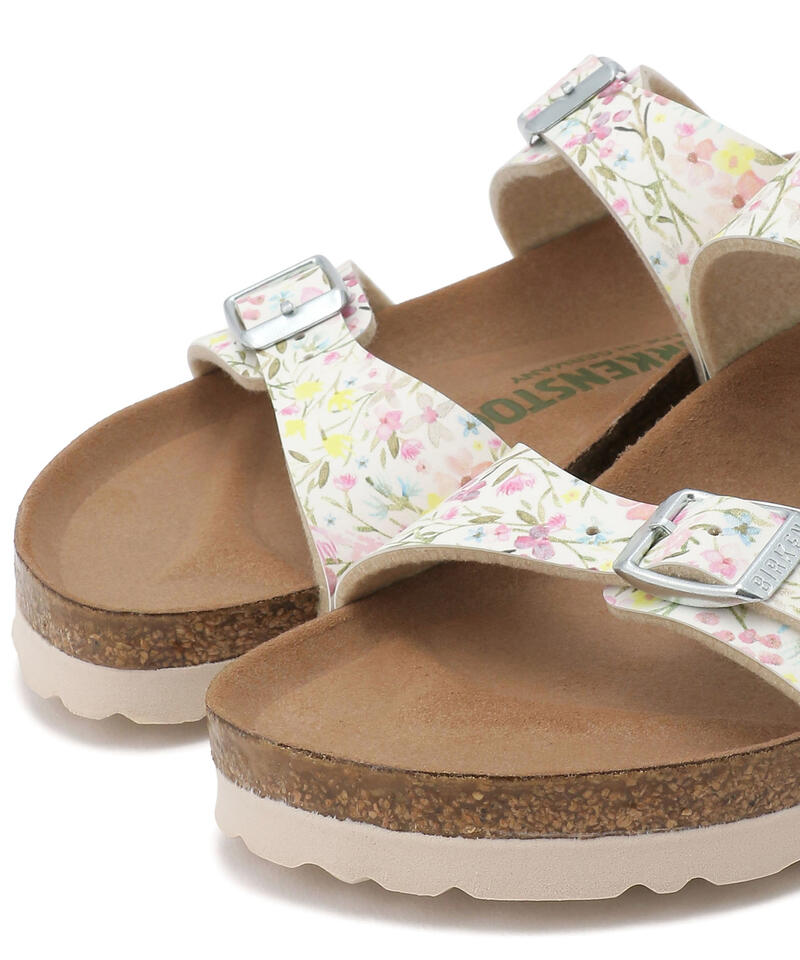 【OUTLET】【ビルケンシュトック】シドニー ヴィーガン/ウォーターカラーフラワーホワイト ビルコフロー/サンダル詳細画像5