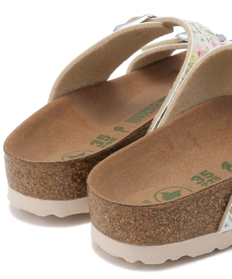 【OUTLET】【ビルケンシュトック】シドニー ヴィーガン/ウォーターカラーフラワーホワイト ビルコフロー/サンダル詳細画像6