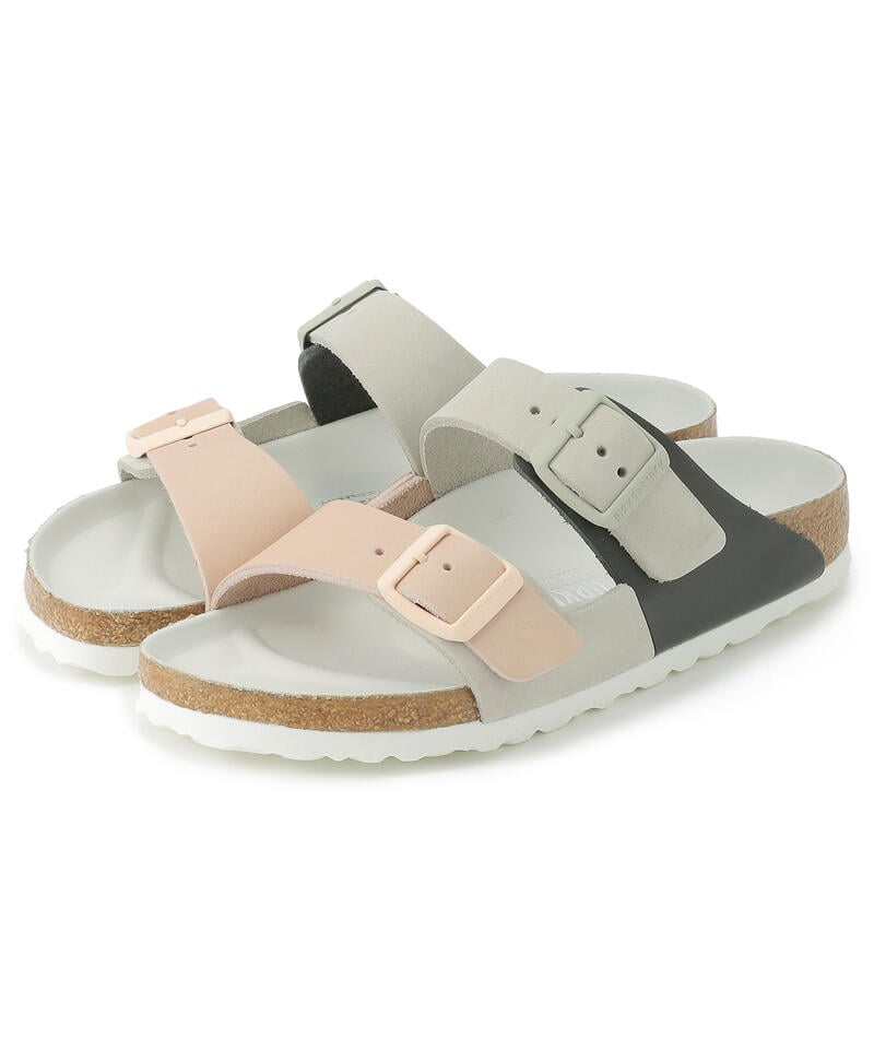 【OUTLET】【ビルケンシュトック】アリゾナ スプリット ハーフエクスクィジット/ミネラル ライトローズ ヌバックレザー/サンダル レディース/ARIZONA