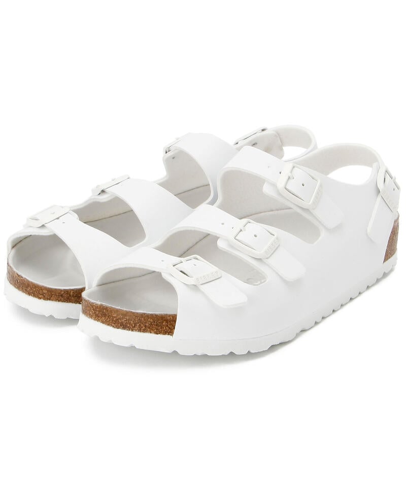 【OUTLET】【ビルケンシュトック】オスロ ハーフエクスクィジット/ホワイト ビルコフロー/サンダル メンズ