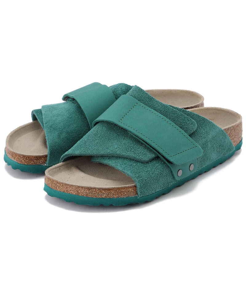 【OUTLET】【ビルケンシュトック】キョウト/ダークティール スエードレザー/サンダル レディース/KYOTO