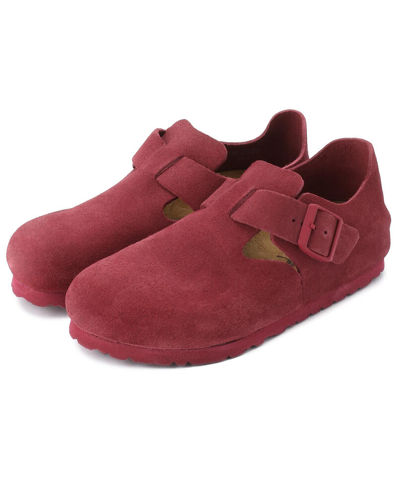 【OUTLET】【ビルケンシュトック】ロンドン/マルーン スエードレザー/シューズ メンズレディース/LONDON