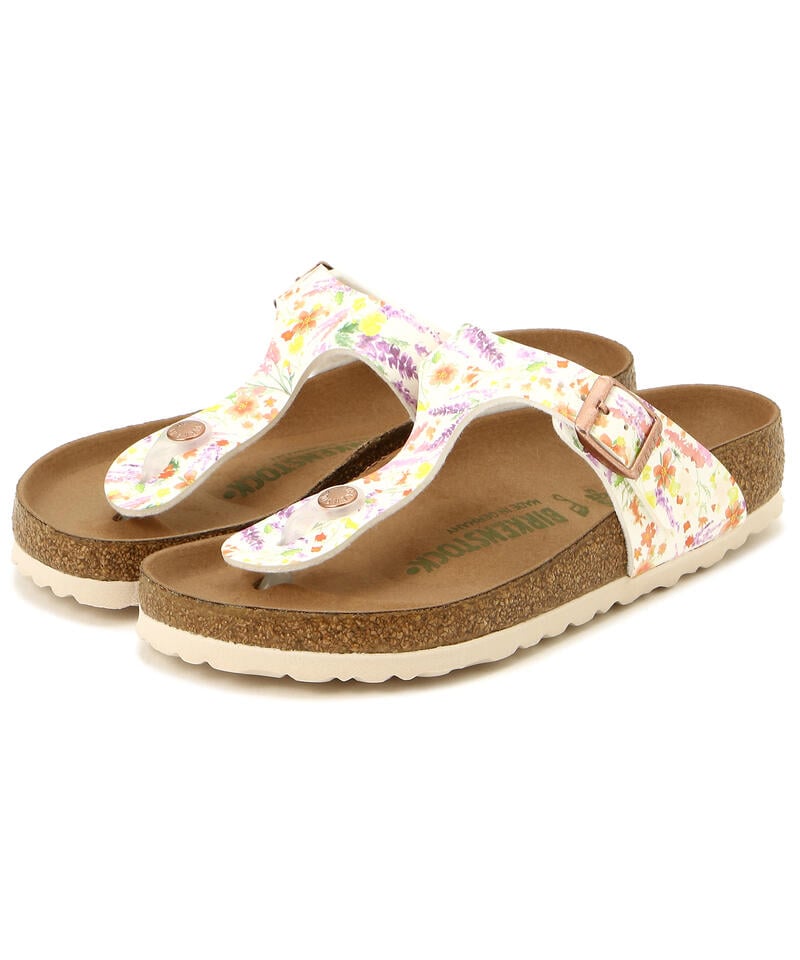 【OUTLET】【ビルケンシュトック】ギゼ/サマーフローラルローズ ビルコフロー ヴィーガン/サンダル レディース