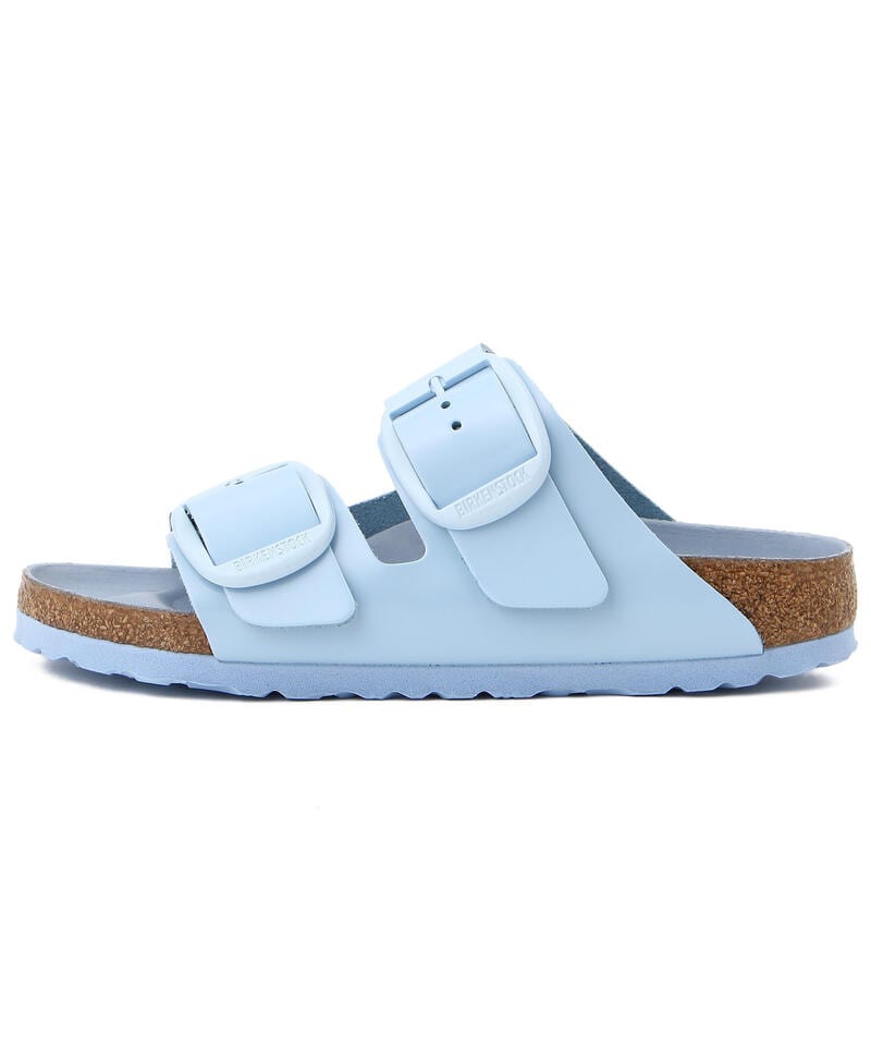 【OUTLET】【ビルケンシュトック】アリゾナ ビッグバックル ハーフエクスクィジット/パテントブルー/サンダル詳細画像2