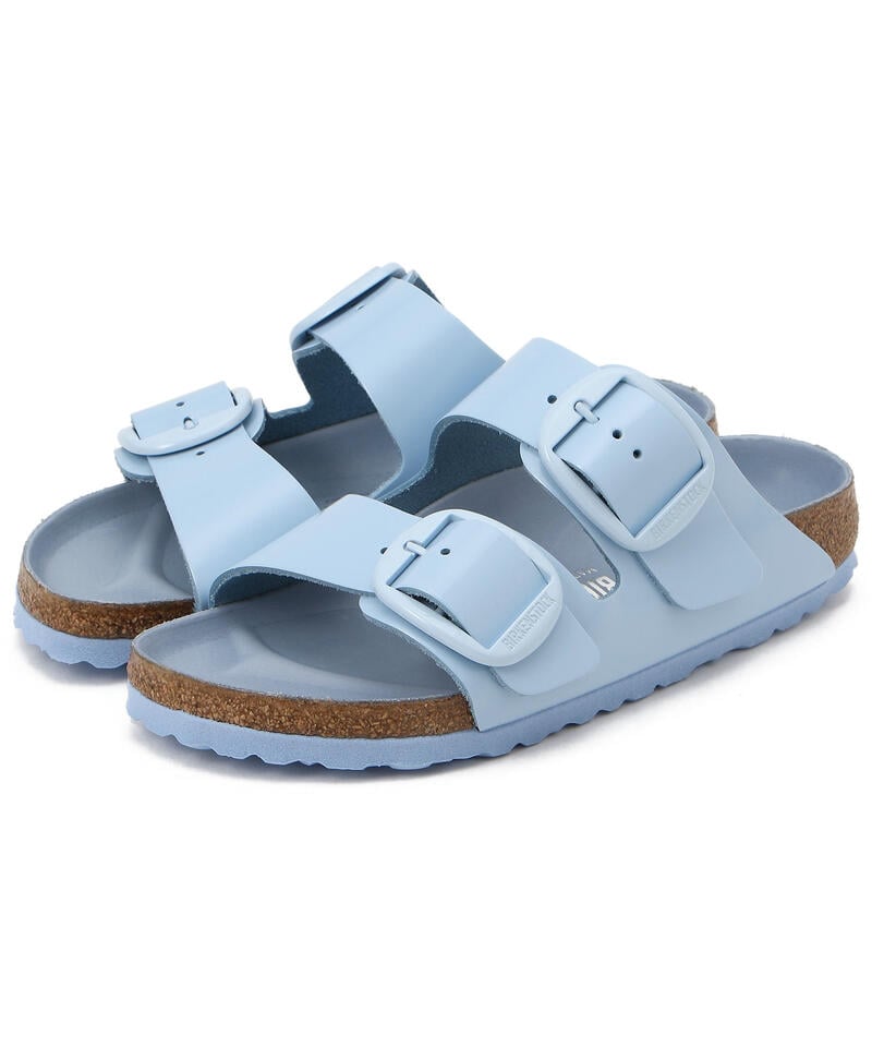 【OUTLET】【ビルケンシュトック】アリゾナ ビッグバックル ハーフエクスクィジット/パテントブルー/サンダル